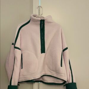 FP Movement by Free People Pink and Green Pullover